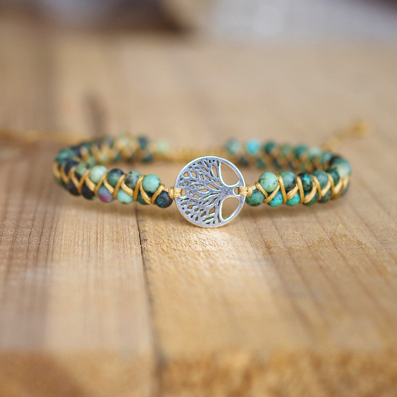 Noxypera Natural Agate Beads Bracelet