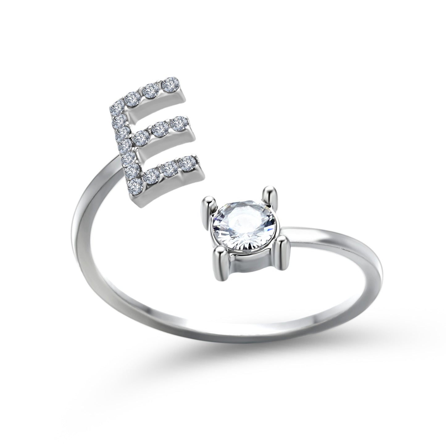 Noxypera Adjustable 26 Initial Letter Ring