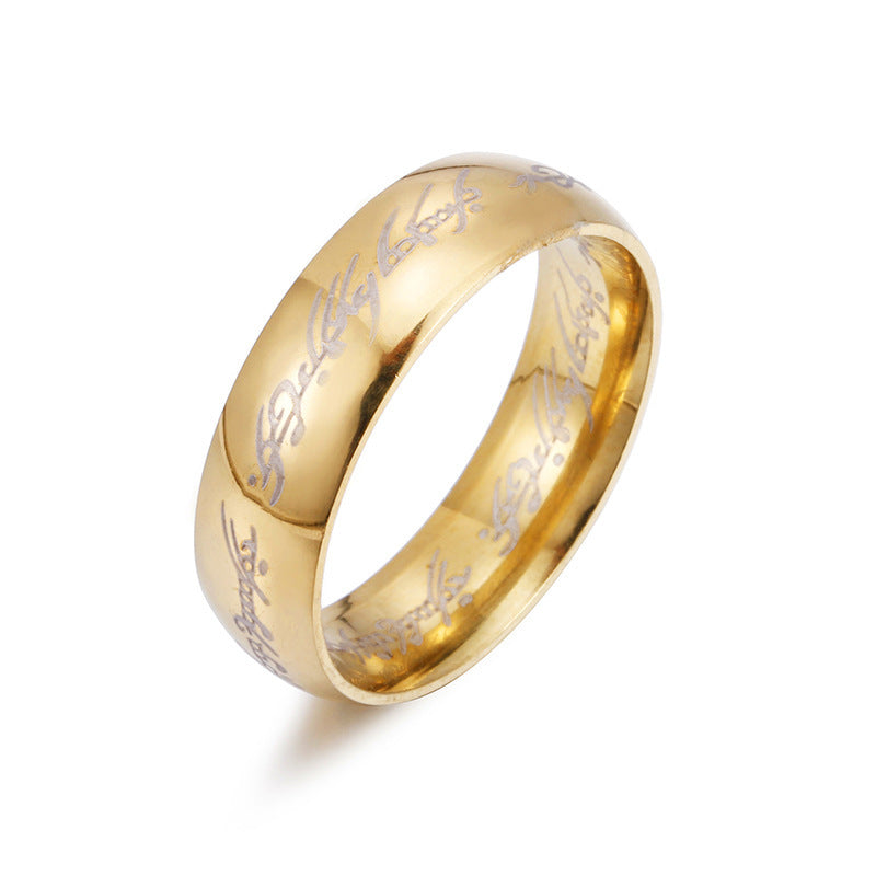 Noxypera Titanium Steel Men's Ring