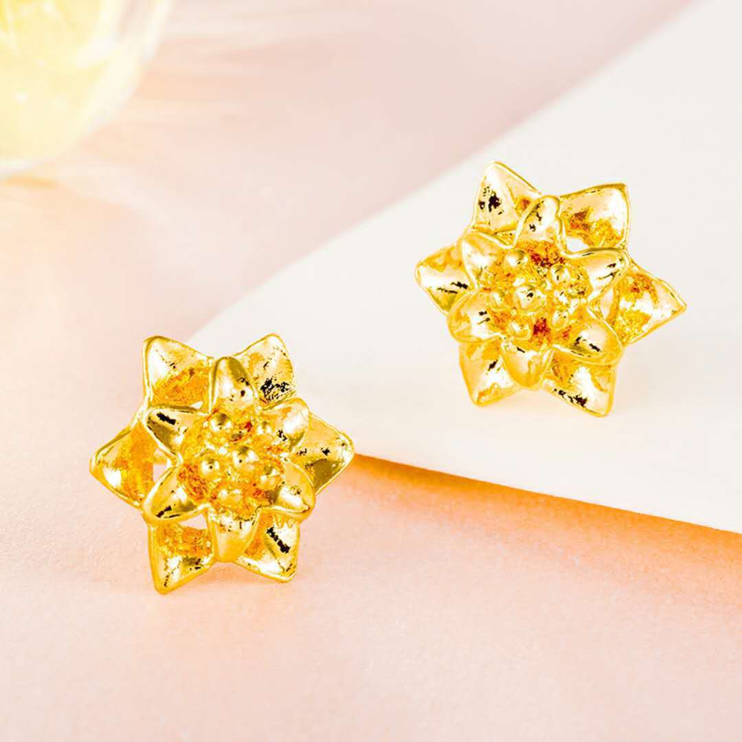 Noxypera 24K Gold Plated Earrings