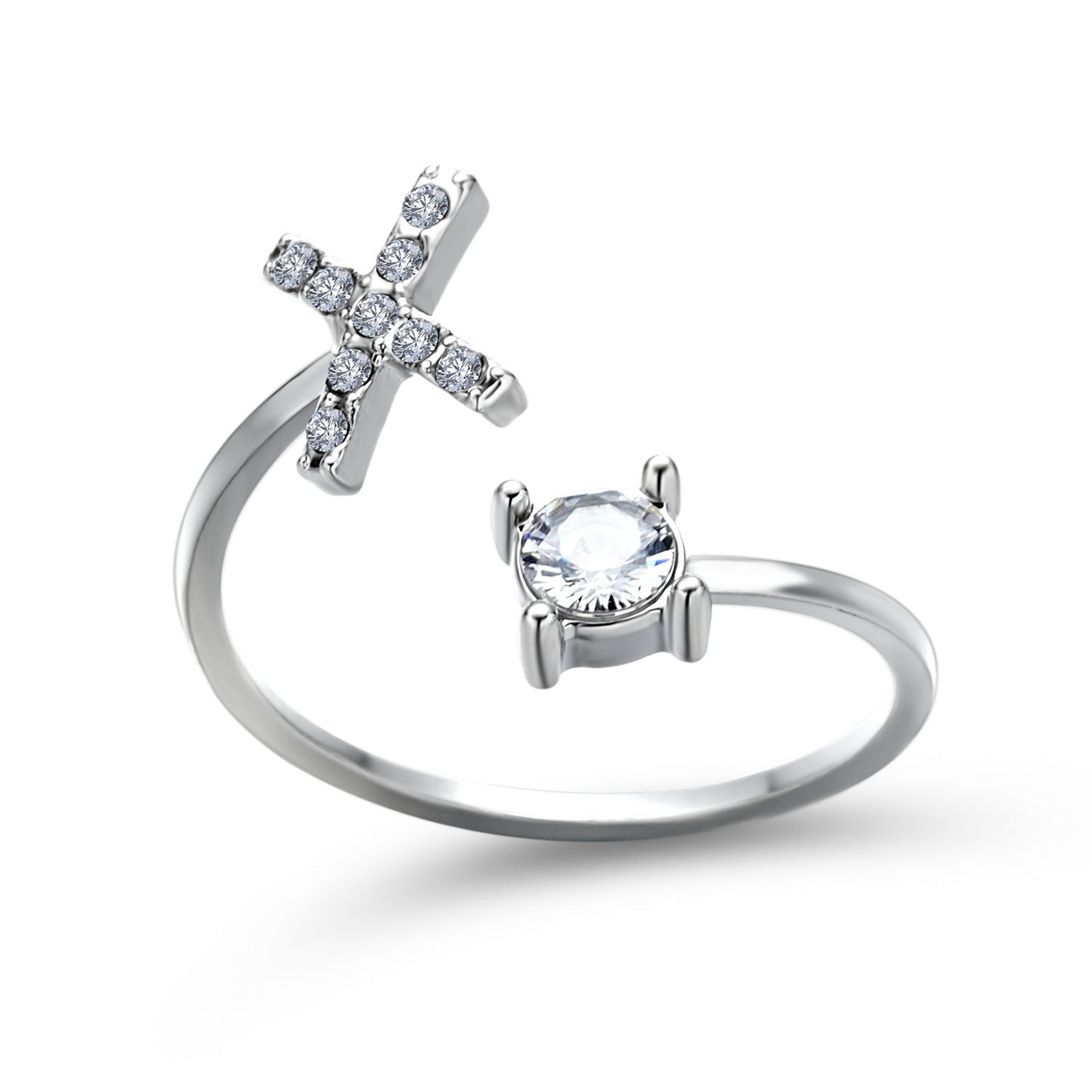 Noxypera Adjustable 26 Initial Letter Ring