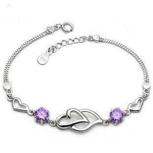 Noxypera S925 Silver Amethyst Bracelet