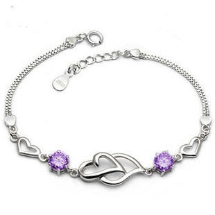 Noxypera S925 Silver Amethyst Bracelet