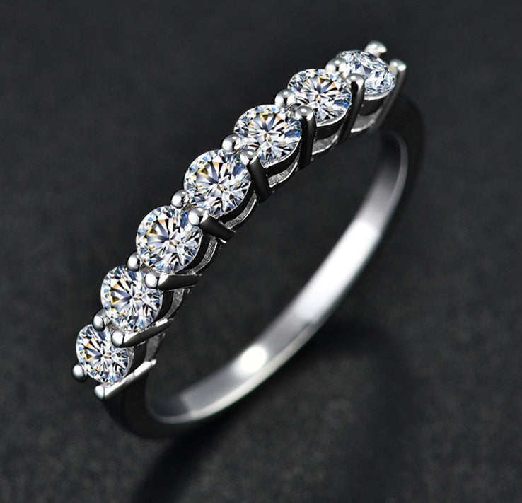 Noxypera 925 Sterling Silver Moissanite Ring