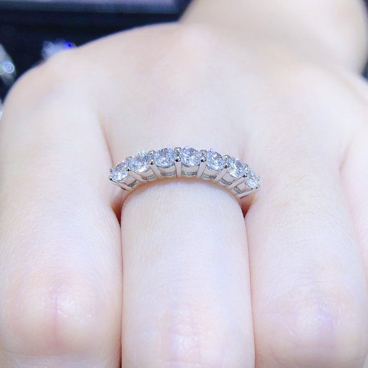 Noxypera 925 Sterling Silver Moissanite Ring