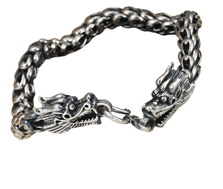 Noxypera S925 Silver Bold Men's Bracelet