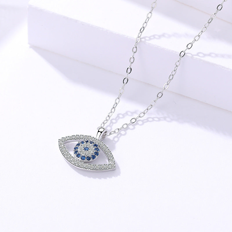 Noxypera 925 Sterling Silver Demon Eye Necklace Pendant