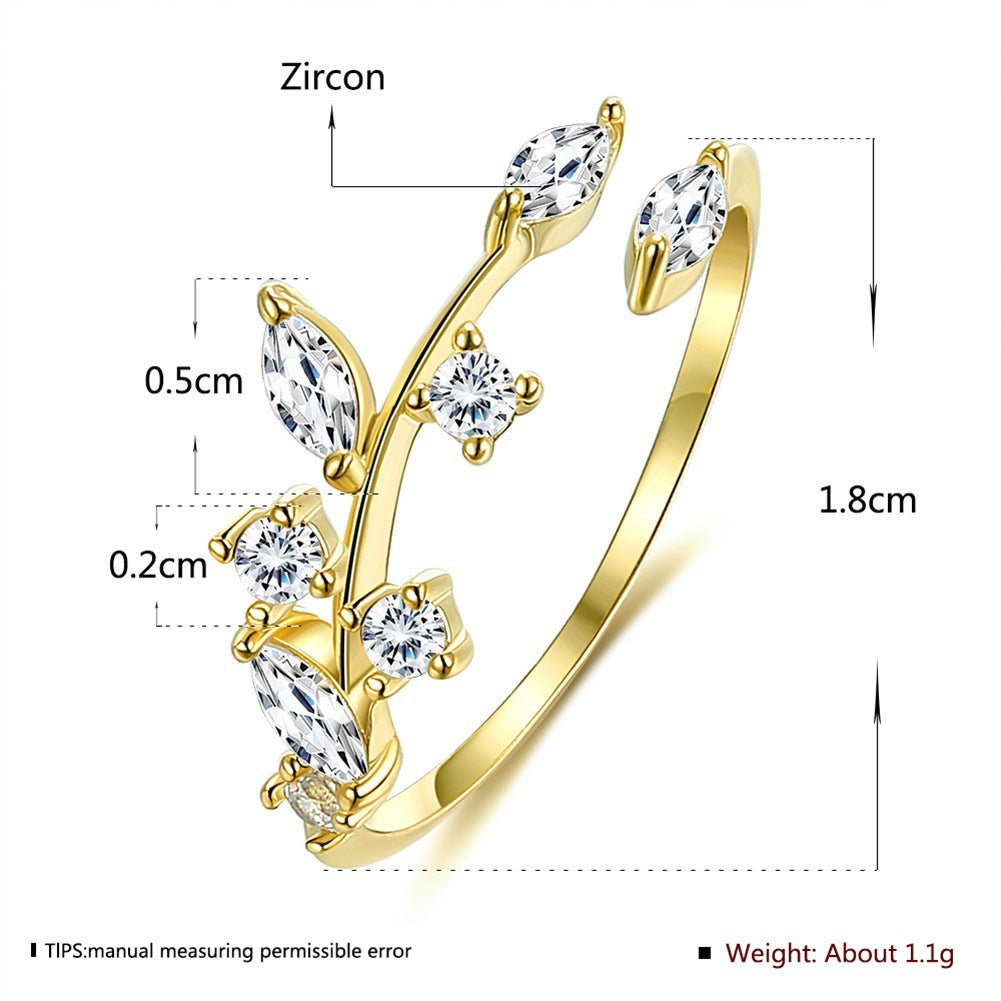 Noxypera S925 Leaves Ring