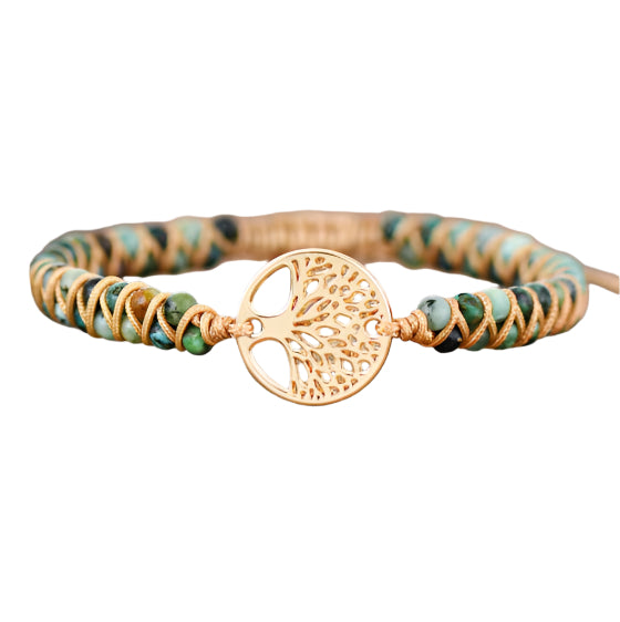 Noxypera Natural Agate Beads Bracelet