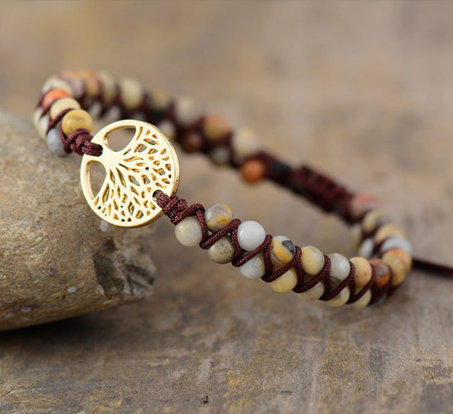 Noxypera Natural Agate Beads Bracelet