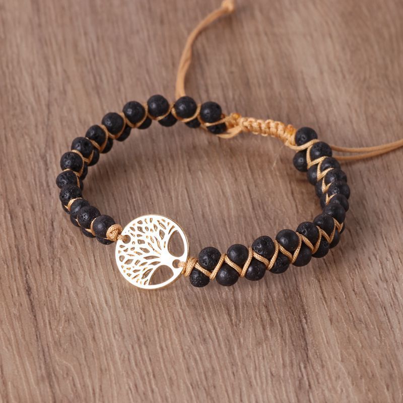Noxypera Natural Agate Beads Bracelet