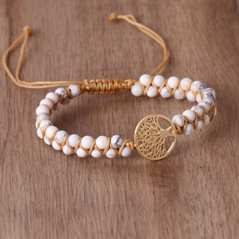 Noxypera Natural Agate Beads Bracelet