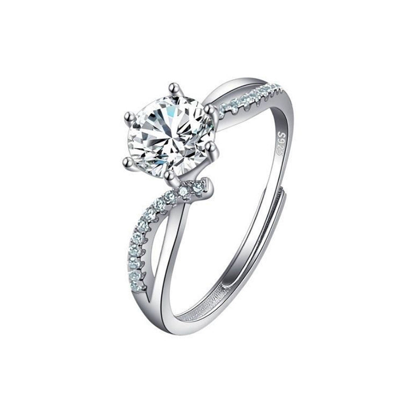 Noxypera Imitation Moissan Diamond Ring