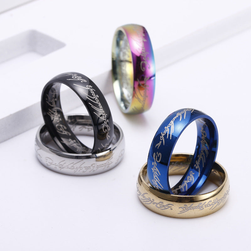 Noxypera Titanium Steel Men's Ring