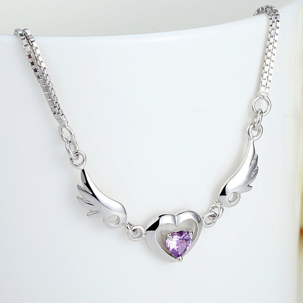 Noxypera 925 Sterling Silver Diamond-Treated Finish Bracelet