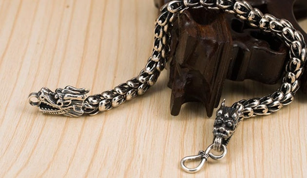 Noxypera S925 Silver Bold Men's Bracelet