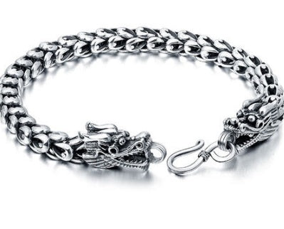 Noxypera S925 Silver Bold Men's Bracelet