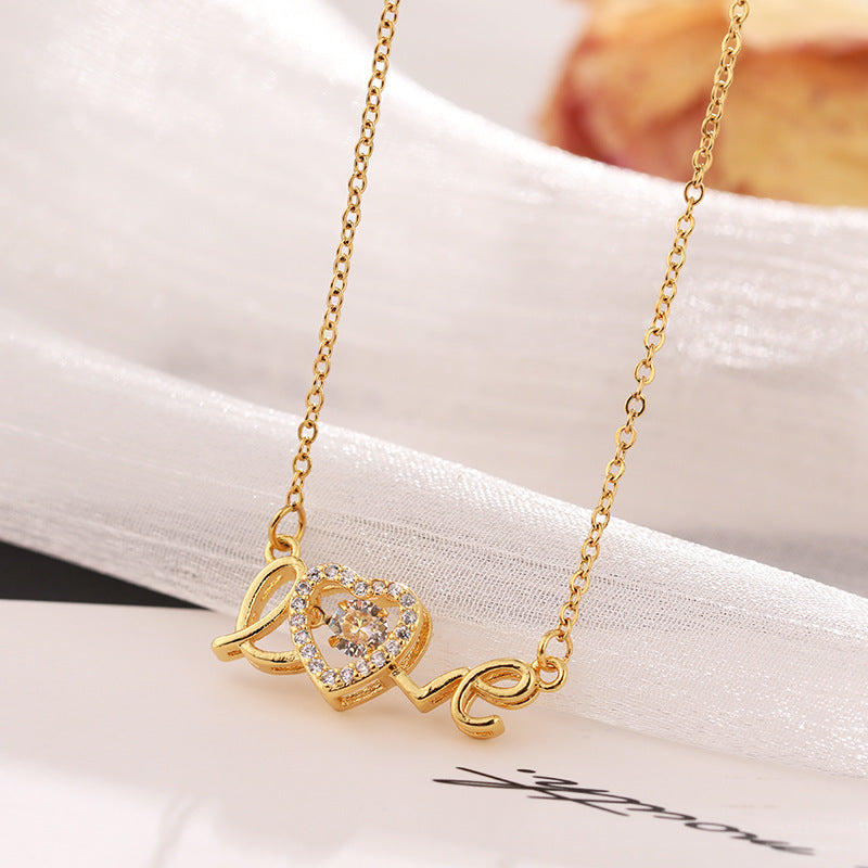 Noxypera Titanium Steel Clavicle Chain Necklace