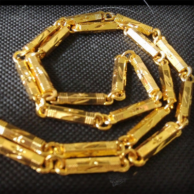 Noxypera Men Imitate Gold Necklace