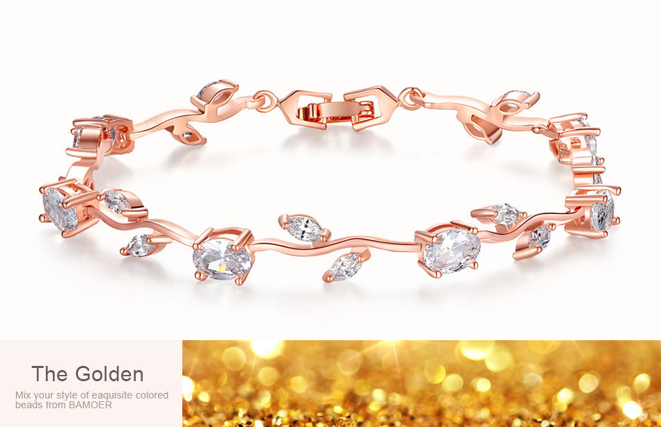 Noxypera Silver Plated Crystal Bracelet
