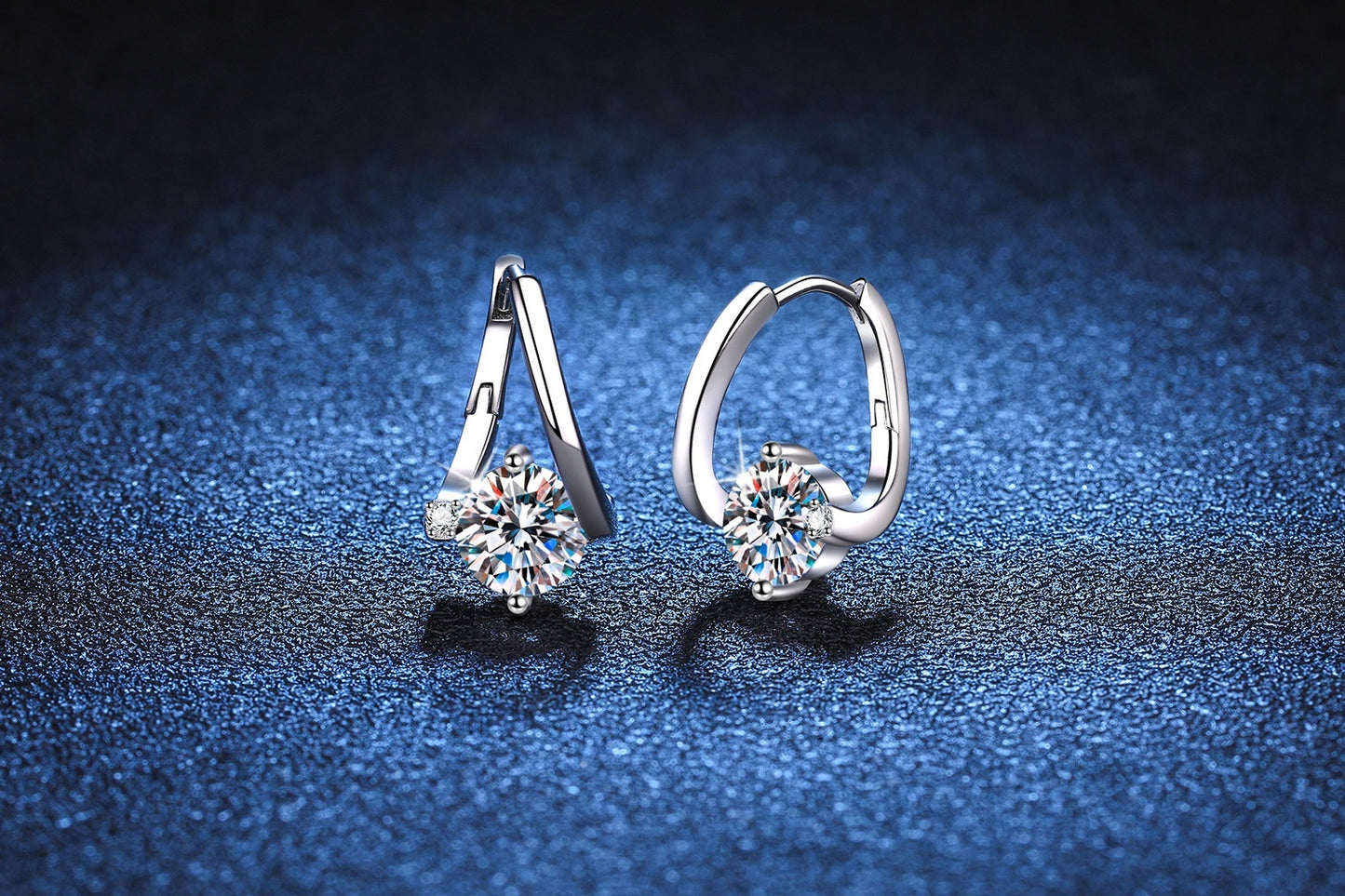 Noxypera 925 Silver Moissanite Affordable Luxury Earrings