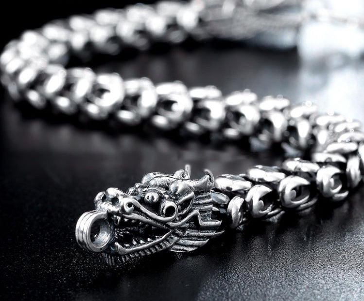 Noxypera S925 Silver Bold Men's Bracelet