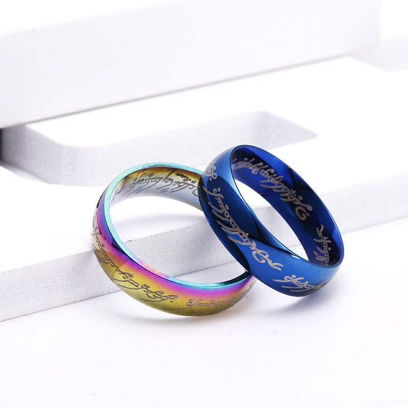 Noxypera Titanium Steel Men's Ring