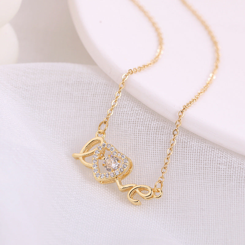 Noxypera Titanium Steel Clavicle Chain Necklace
