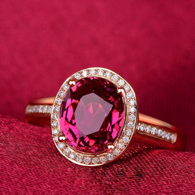 Noxypera Red Crystal Ruby Gemstones Diamonds Rings