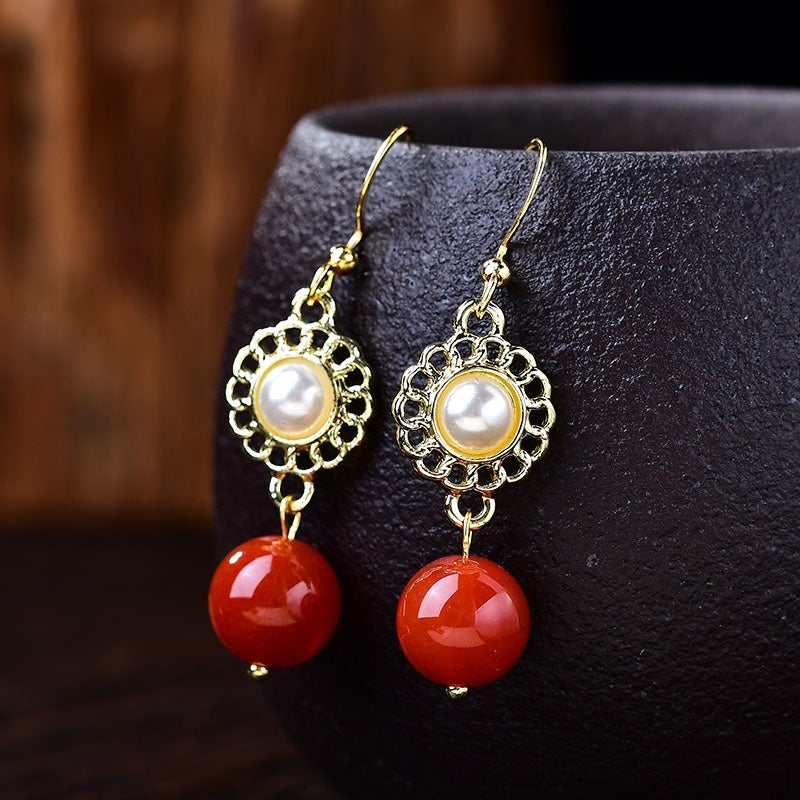 Noxypera Red Agate Eardrops