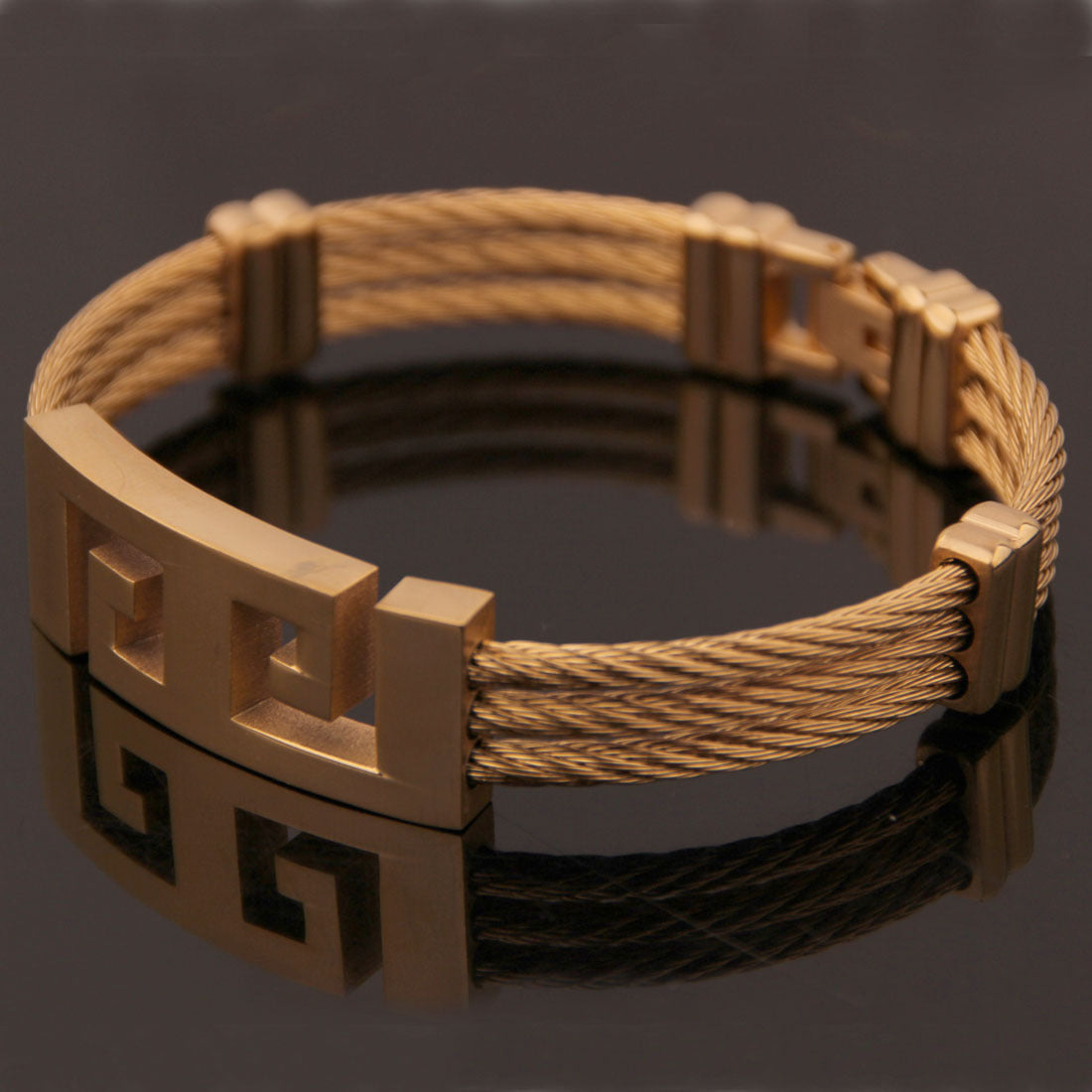 Noxypera Stainless Steel Rope Bracelet