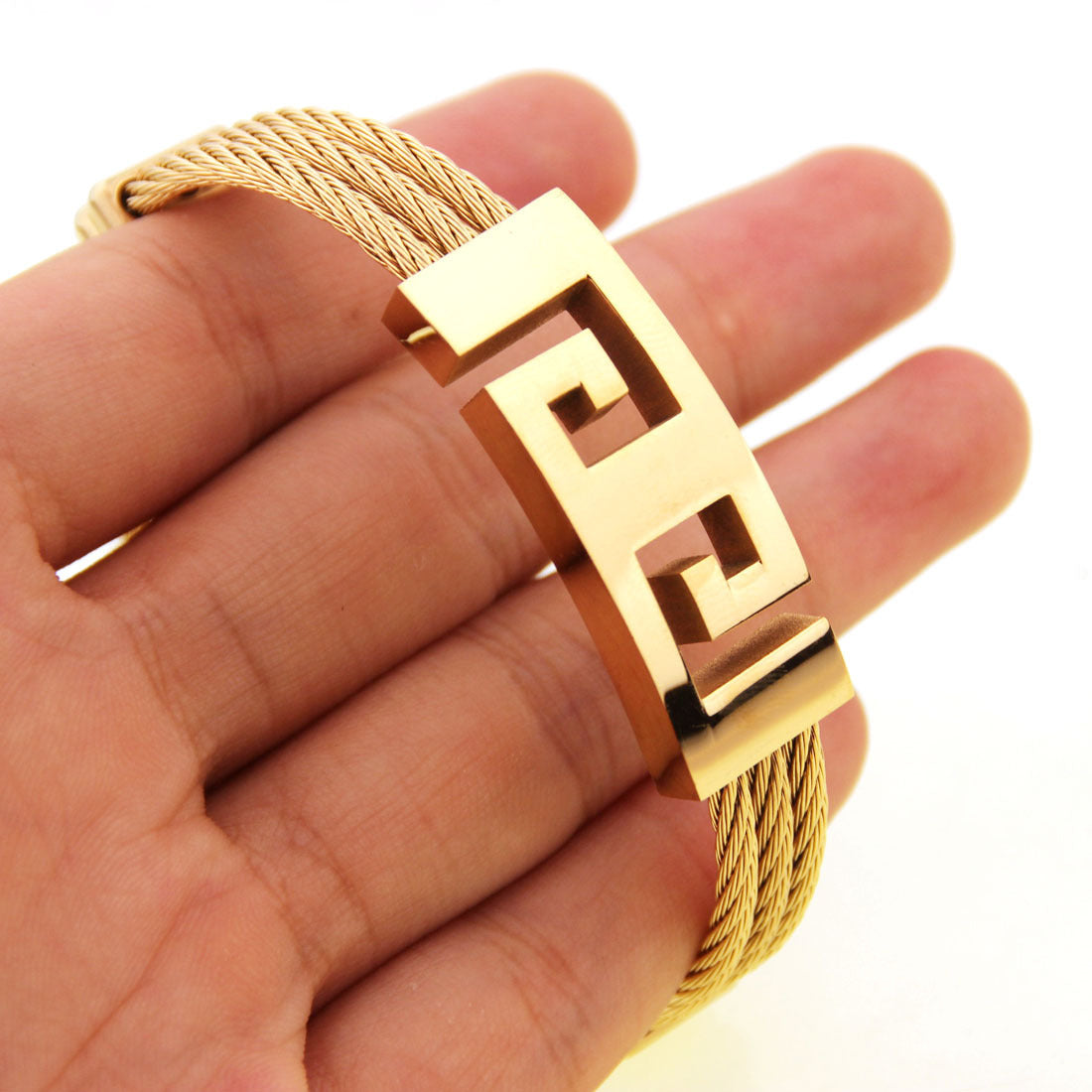 Noxypera Stainless Steel Rope Bracelet