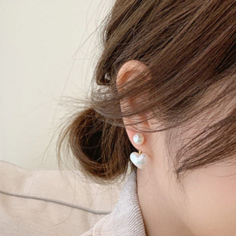 Noxypera Love Pearl Stud Earrings