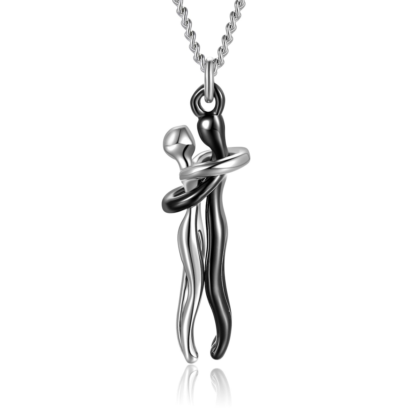 Noxypera Love Couple Hug Unisex Necklace