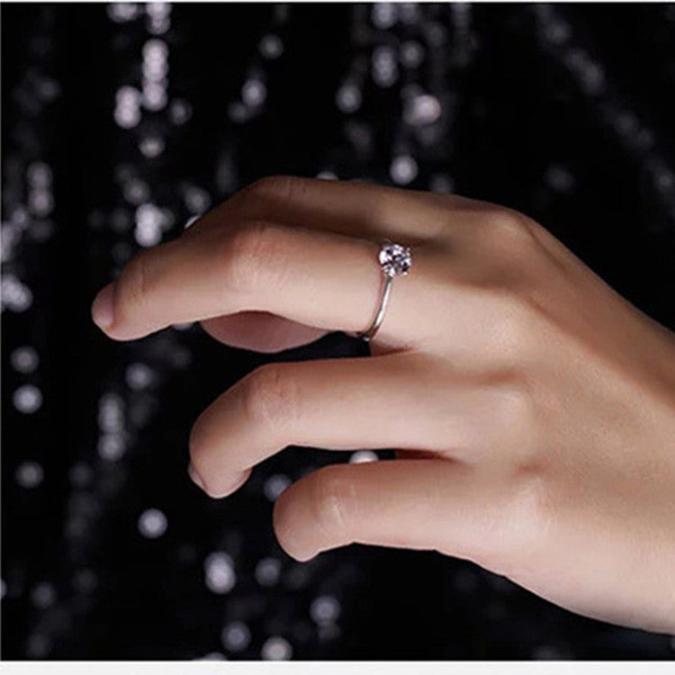 Noxypera Sterling Silver Couple Rings