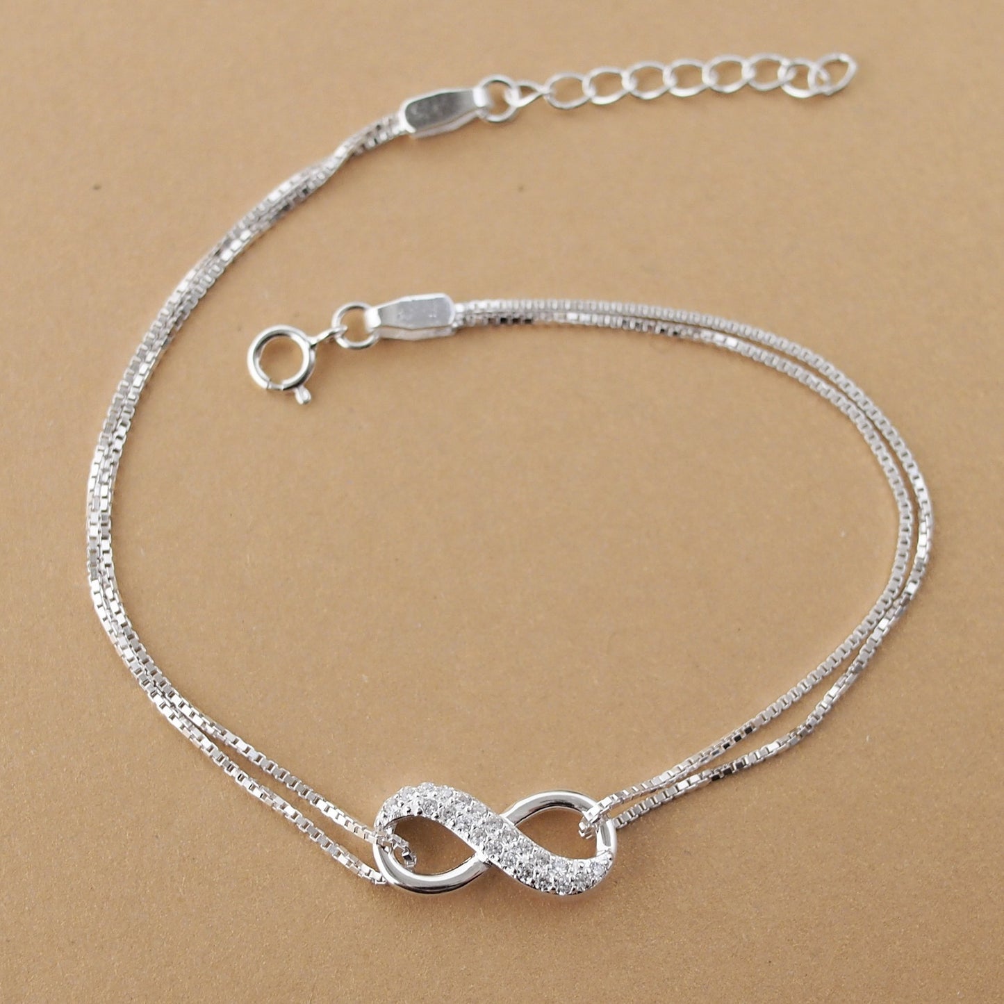 Noxypera Infinite Silver Lucky Bracelet