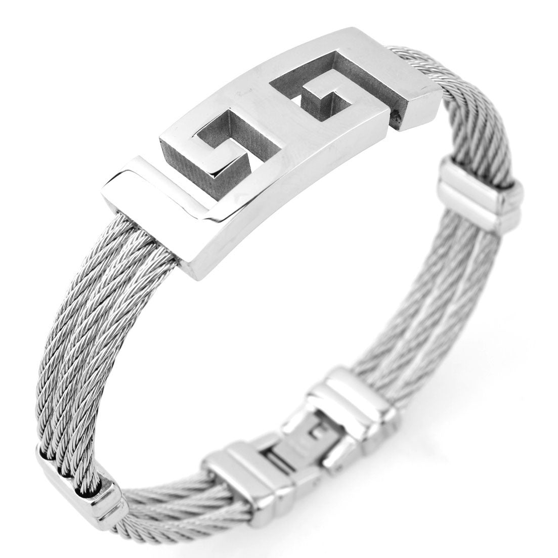 Noxypera Stainless Steel Rope Bracelet