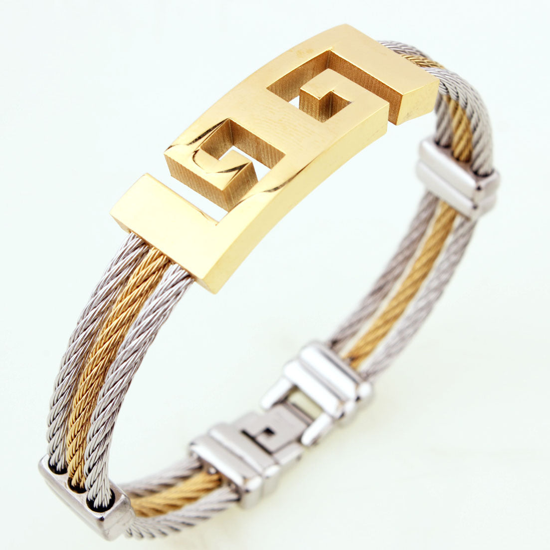 Noxypera Stainless Steel Rope Bracelet