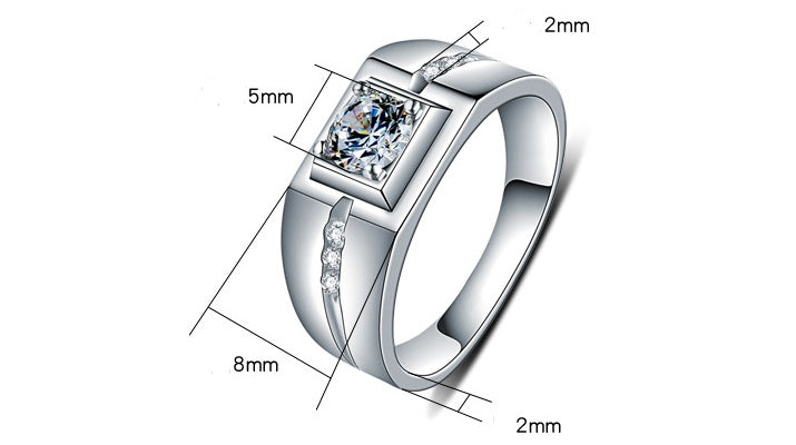 Noxypera Men's Sterling Silver Ring