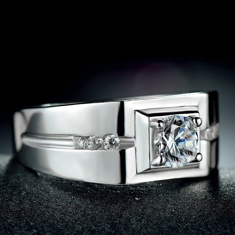 Noxypera Men's Sterling Silver Ring