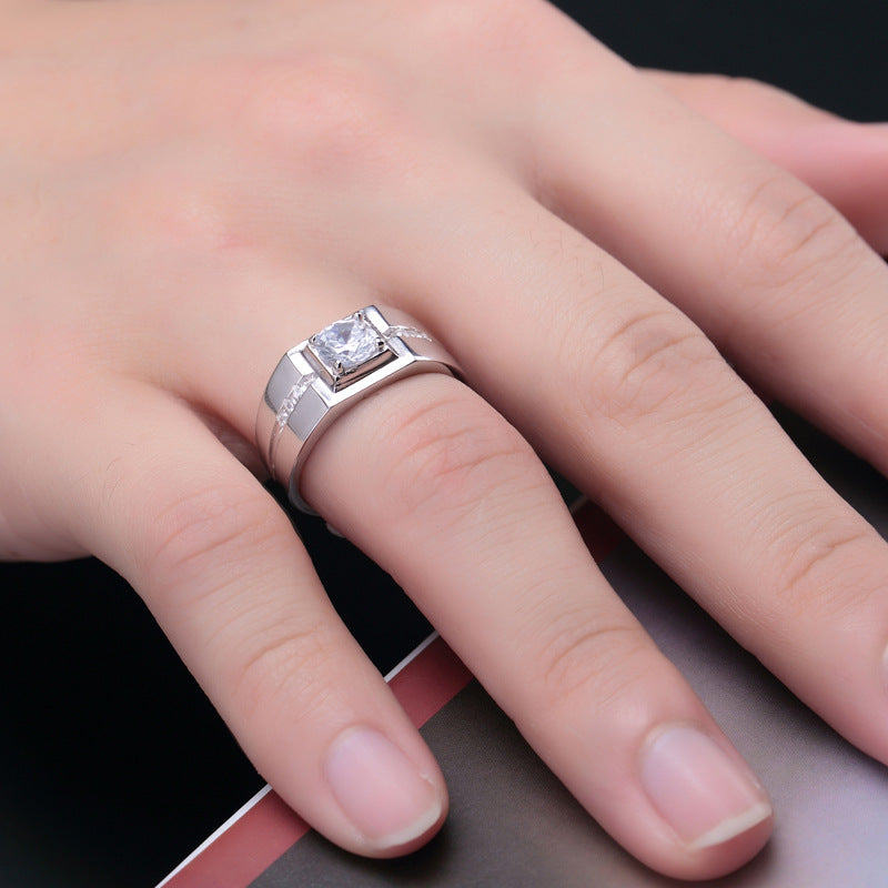 Noxypera Men's Sterling Silver Ring