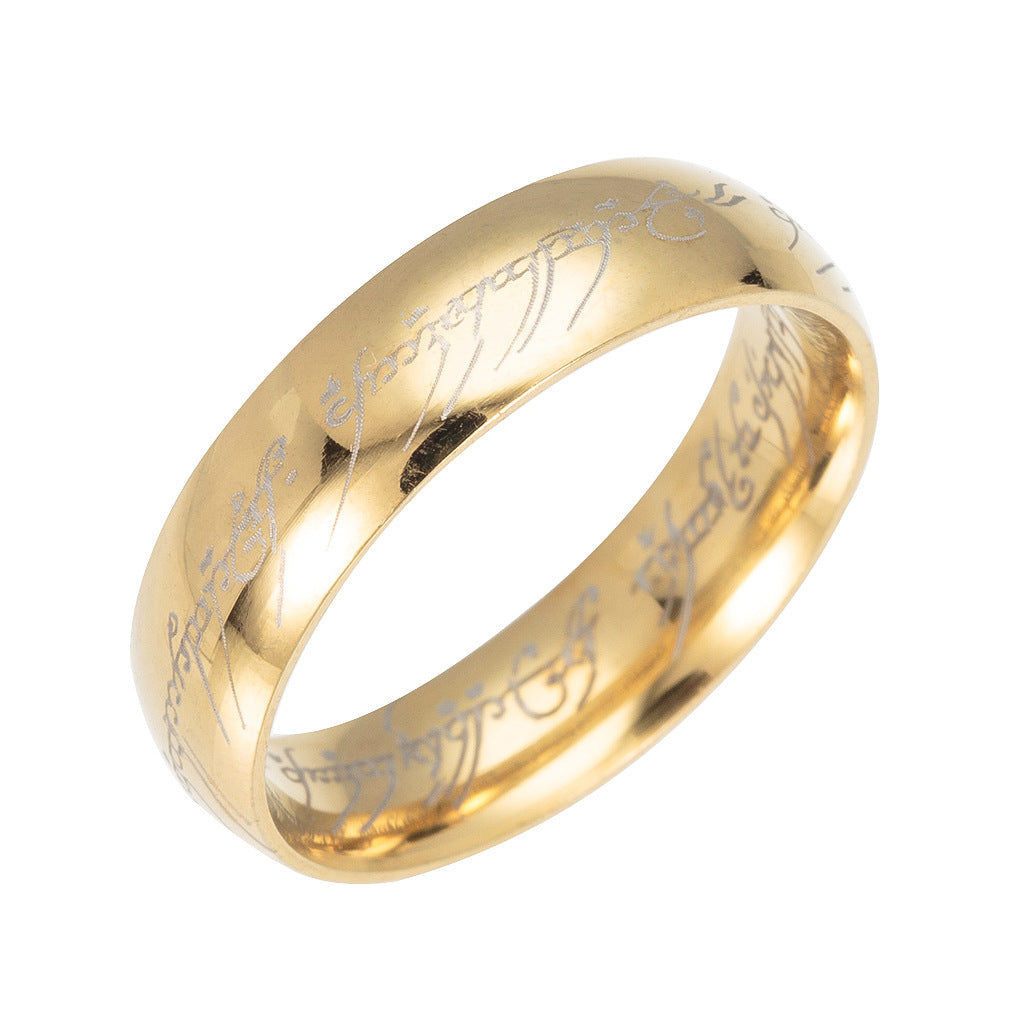 Noxypera Titanium Steel Men's Ring