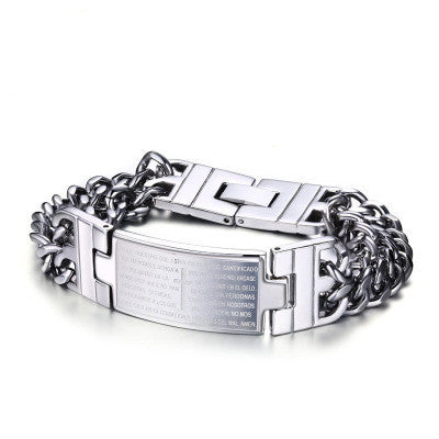 Noxypera Titanium Steel Men's Bracelet