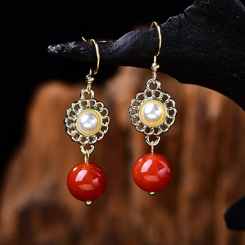 Noxypera Red Agate Eardrops