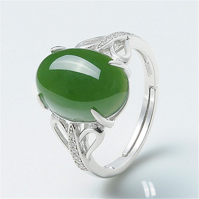 Noxypera Green Agate Ring