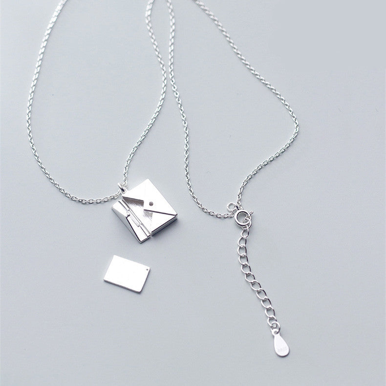 Noxypera Envelop Letter Pendant Necklace