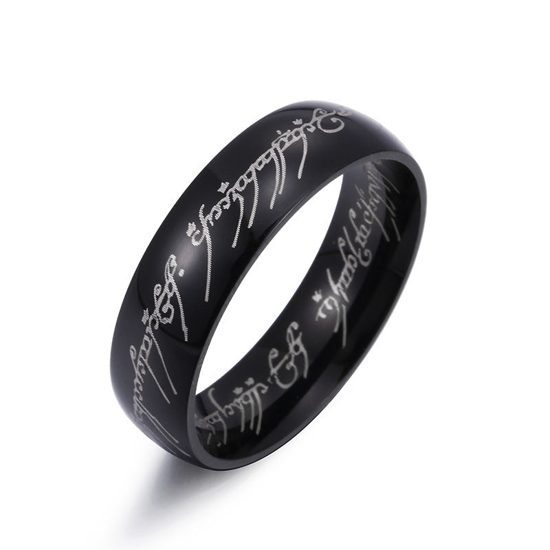 Noxypera Titanium Steel Men's Ring