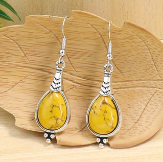 Noxypera Retro Ethnic Style Earrings And Necklace Set