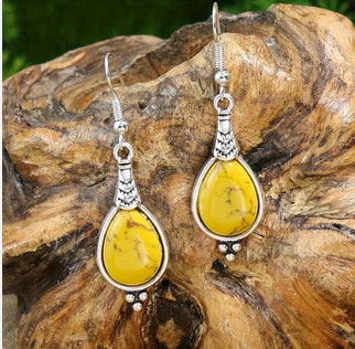 Noxypera Retro Ethnic Style Earrings And Necklace Set