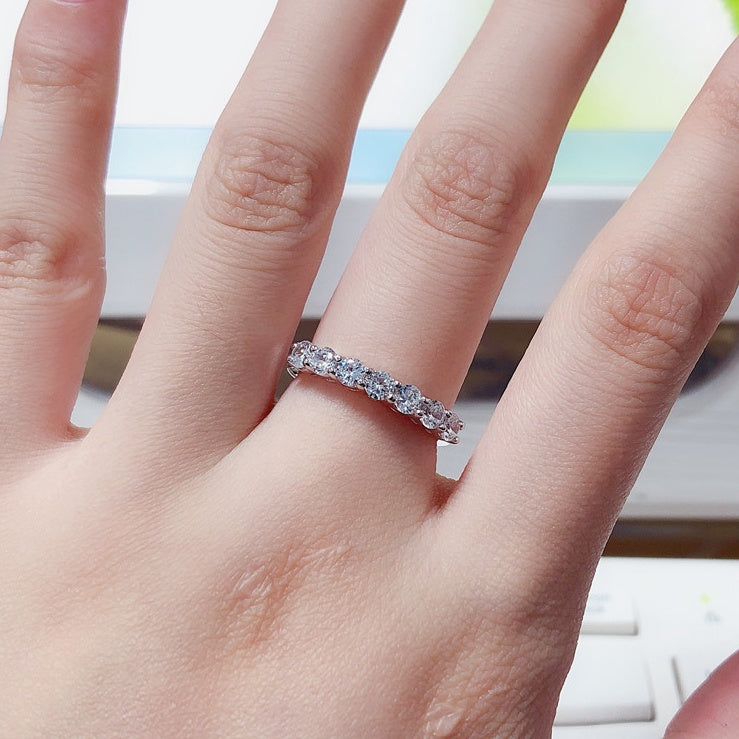 Noxypera 925 Sterling Silver Moissanite Ring